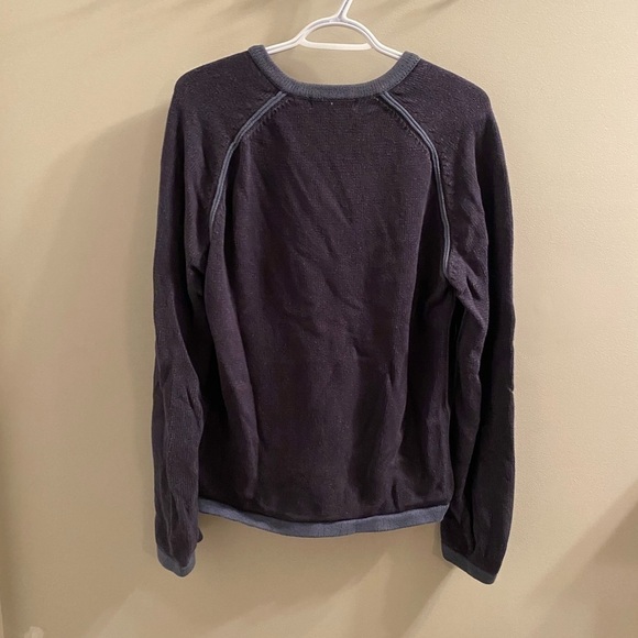 Calvin Klein Jeans Navy V Neck Sweater Men's Medium - Picture 5 of 13